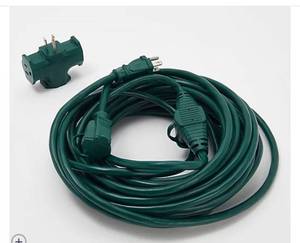 lot 2255 image: Snow Joe IndoorOutdoor 40 Extension Cord with 5 Outlets