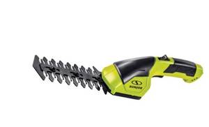 lot 2268 image: Sun Joe 24V Cordless Handheld Trimmer (Tool Only) Green