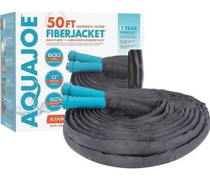 lot 2269 image: Aqua Joe 50 Lightweight Fiber Jacket 581 Garden Hose Blue