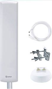 lot 2285 image: ANTOP AT-402 Flat-Panel OutdoorIndoor TV Antenna with High Gain-60 Miles Long Range Digital TV Antenna with Multi-Directional Reception - 40ft Detachable Coaxial Cable - HD4K UHD Ready