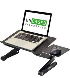 lot 2289 image: WorkEZ XL Professional AdJustable Ergonomic Laptop Stan Navy