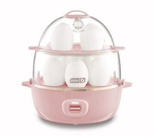lot 2304 image: Dash Deluxe Express Two-Tier Egg Cooker, Berry in Color, NEW in Plastic