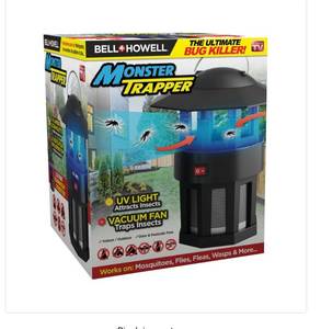 lot 2341 image: Bell  Howell Monster Trapper Indoor and Outdoor Insect Killer, NEW, see photos