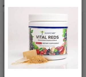 lot 2387 image: Gundry MD Vital Reds Nutrient Powder Mix 30 Day Supply