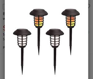 lot 2396 image: Bell  Howell Solar Powered Pathway Lights withRemote Control