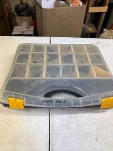 lot 1021 image: Organizer with finish nails inside