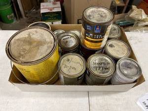 lot 1036 image: Assorted paint and stain