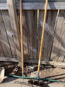 lot 2009 image: Garden rakes