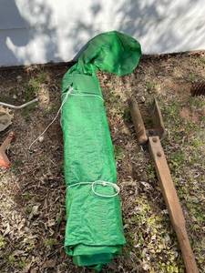 lot 2021 image: Green tarp