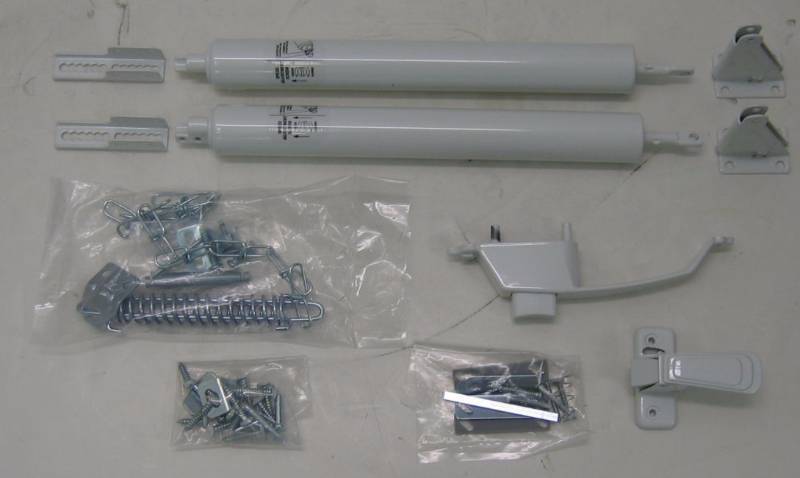 lot 58 image: Storm & Screen Door Hardware Kit with Two Closers Lot of 15