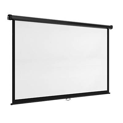 lot 452 image: Projection Screen VonHaus White Manual Projection Screen 80