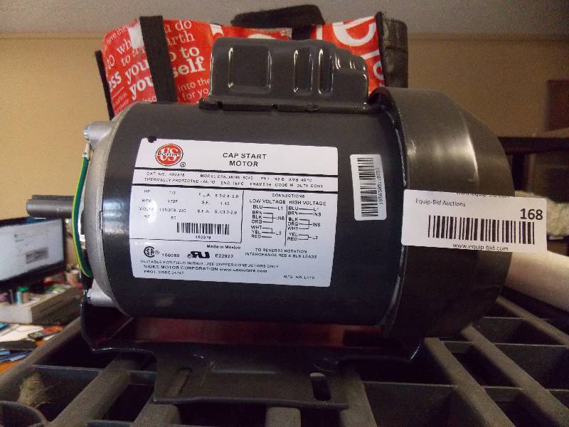 lot 168D image: US Motors Cap Start Motor