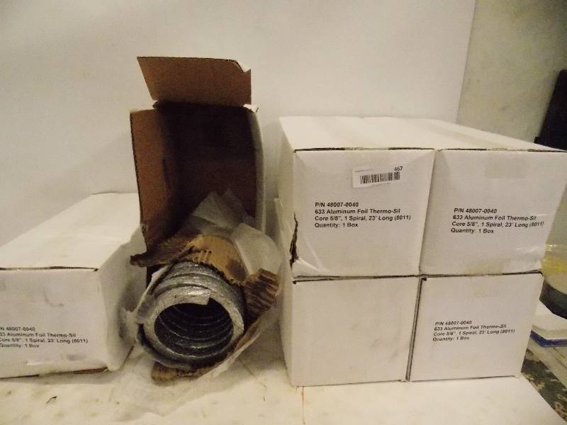 lot 467 image: Lot of 6 Aluminum Foil Thermo-Sil
