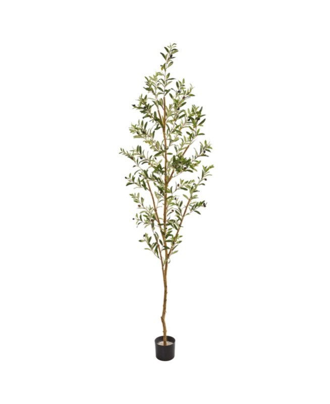 lot 52348 image: Nearly Natural 82 Olive Artificial Tree