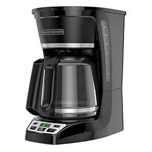 lot 2742 image: BLACKDECKER 12-Cup Programmable Coffeemaker Black CM1070B-1