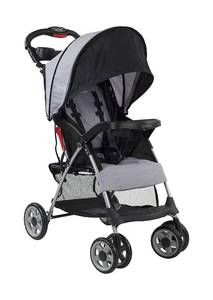 lot 2747 image: Kolcraft Cloud Plus Lightweight Easy Fold Compact Travel Toddler Stroller and Baby Stroller, Large Storage Basket, Multi-Position Recline, Convenient One-Hand Fold, 13lbs - Slate Grey