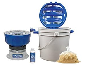 lot 2754 image: Frankford Arsenal Quick-N-EZ 220V Case Tumbler Kit for Cleaning and Polishing for Reloading (B0063GT088)