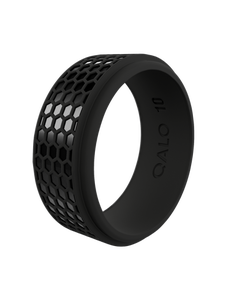 lot 2808 image: MENS HEX SILICONE RING Size 10