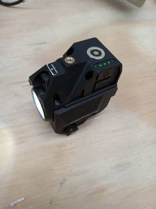 lot 2819 image: retail $134.99-Baldr Mini Tactical Light 600 Lumens & Green Laser Combo