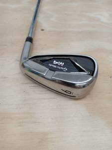 lot 2821 image: Retail$79.99-NOOBECR Taylormade M4#6 Single Iron, Steel Project X LZ 105 Regular Flex