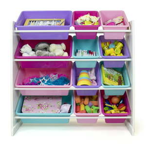lot 7020 image: Humble Crew Forever Toy Storage Organizer with 12 Storage Bins
