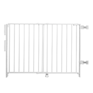 lot 7024 image: Regalo 2-in-1 Stairway and Hallway Wall Mounted Baby Safety Gate White Ages 6 to 24 Months