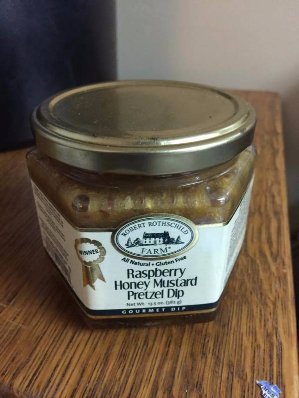 lot 101 image: 12 jars of gourmet mustard pretzel dip many c...