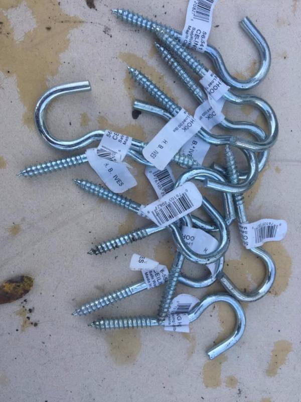 lot 120 image: 12 ceiling hooks are usually imagination...