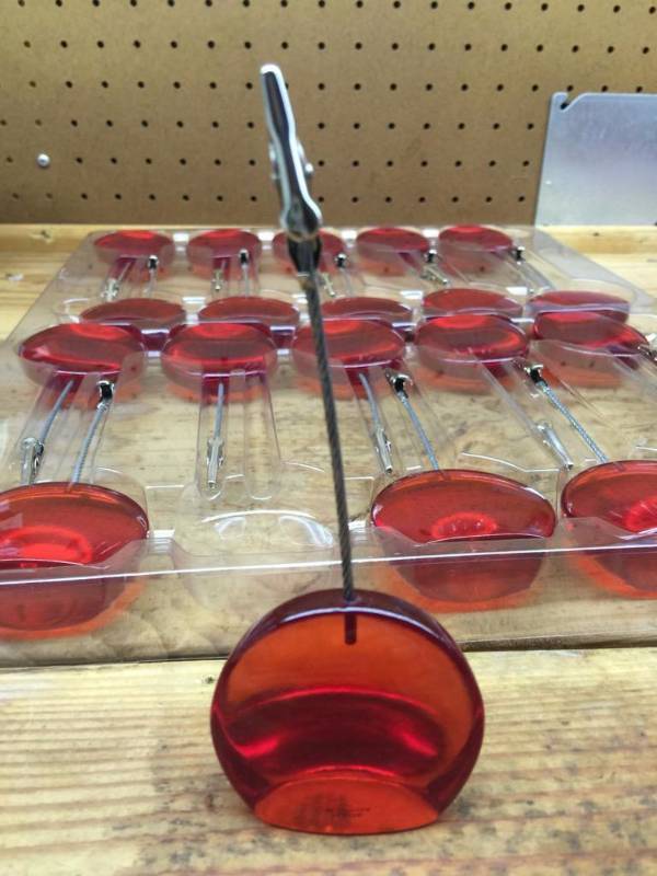 lot 188 image: Very nice lot of 100 seat markers have clip o...