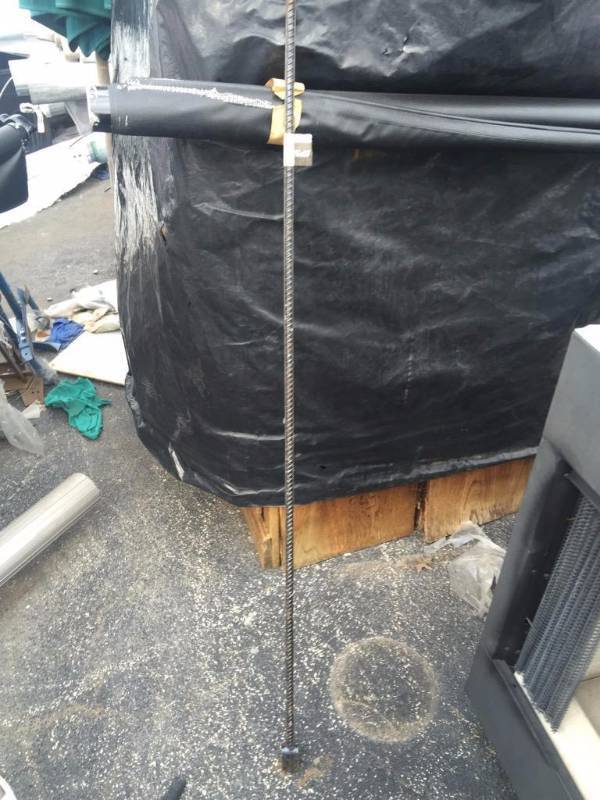 lot 30 image: 60 inch long water meter key five eights inch...