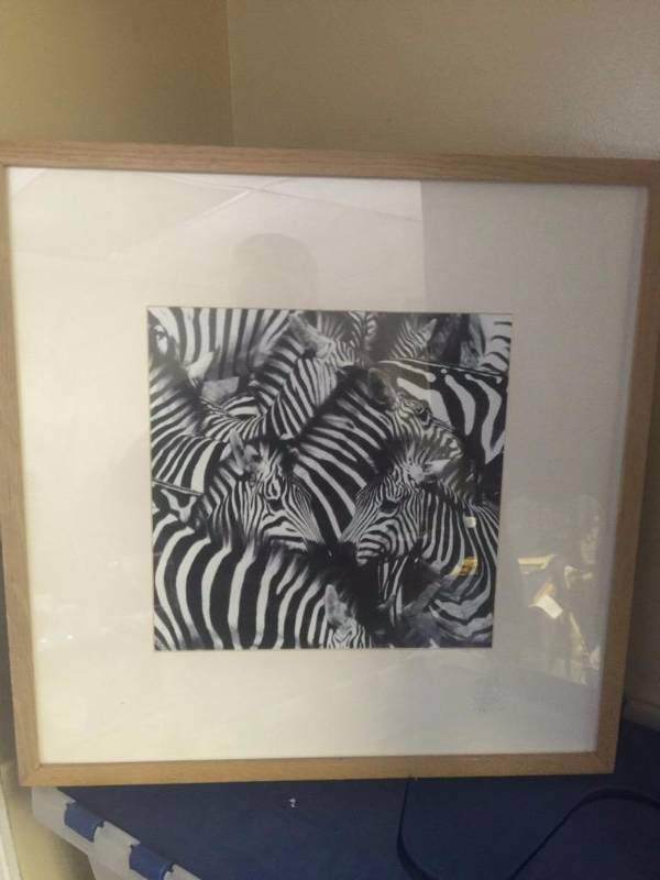 lot 52 image: Very nice unique framed and matted to core pi...