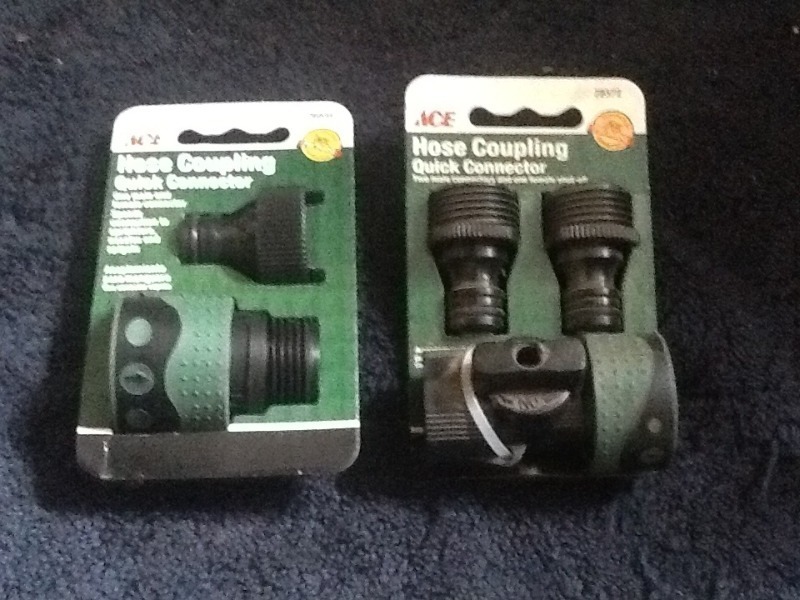 lot 7533 image: 12 sets of quick connect hose couplings make your yardwork easy