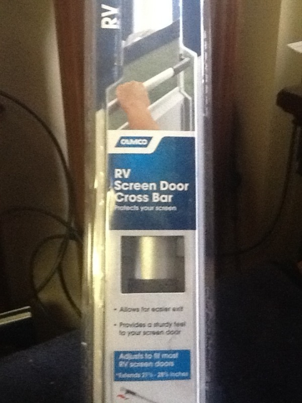 lot 7539 image: RV screen door crossbar