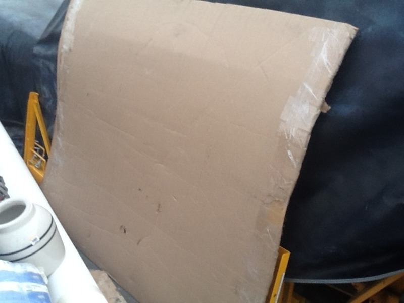 lot 7638 image: New 4 x 4 office chair mat so cheer can roll around on the carpet area still in box