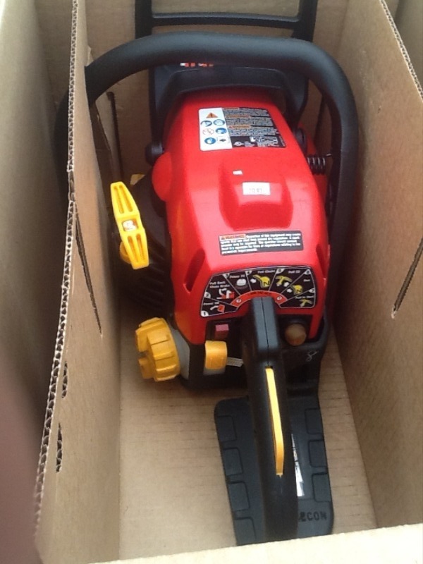 lot 7677 image: New inbox Homelite chainsaw