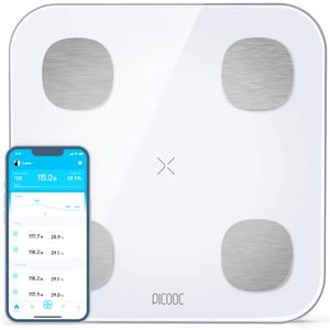 lot 78097 image: Scale for Body Weight - Bluetooth Smart Digital Body Fat Scale W 24 Measurements, Resting Heart Rate, Fitness App Sync, High Precision Body Composition Monitor for Body Fat, BMI,& Muscle Mass, 400lbs