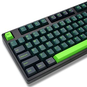 lot 78099 image: Fogruaden PBT Keycaps, 166 Keycap Set, Cherry Profile, Double Shot Keycaps, Custom Keycaps for Cherry Gateron MX Switches Mechanical Keyboard keycaps US Layouts