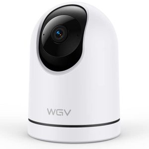 lot 78102 image: WGV Security Camera -2K Cameras for Home Security with Smart Motion Dection, Night Vision, Two-Way Audio,Cloud & SD Card Storage,Work with Alexa, Ideal Indoor Camera for Baby MonitorPet Camera