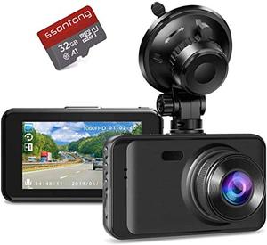 lot 78124 image: Dash Camera for Car, Dash Cams FHD 1080P Dash Cam Front with 32G SD Card, Super Night Vision Dashcam, Dashcams for Cars wWDR Loop Recording G-Sensor Parking Monitor Motion Detection Dashboard Camera