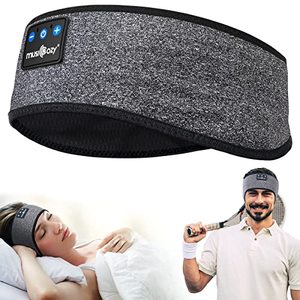 lot 78152 image: MUSICOZY Sleep Headphones Wireless Bluetooth 5.2 Sports Headband Headphones with HD Stereo Speakers Unique Gifts Cool Gadgets Perfect for Sleeping Workout Jogging Yoga Insomnia