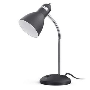 lot 78184 image: LEPOWER Metal Desk Lamp, Eye-Caring Table Lamp, Study Lamps with Flexible Goose Neck for Bedroom and Office (Sandy Black)