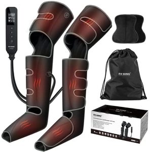 lot 78204 image: FIT KING Upgraded Full Leg Massager with Heat, Air Compression Massager Machine for Foot Calf & Thigh Muscle Relaxation and Recovery, Helpful for Pain Relief, Swelling, Edema and RLS
