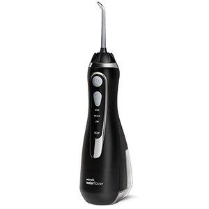 lot 78233 image: Waterpik Cordless Advanced Water Flosser For Teeth, Gums, Braces, Dental Care With Travel Bag and 4 Tips, ADA Accepted, Rechargeable, Portable, and Waterproof, Black WP-562