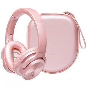 lot 78239 image: ZIHNIC Active Noise Cancelling Headphones, 40H Playtime Wireless Bluetooth Headset with Deep Bass Hi-Fi Stereo Sound,Comfortable Earpads for TravelHomeOffice (Rose Gold)