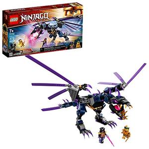lot 78258 image: LEGO NINJAGO Legacy Overlord Dragon 71742 Ninja Playset Building Kit Featuring Posable Dragon Toy, New 2021 (372 Pieces)
