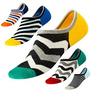 lot 78355 image: Hicomlor No Show Socks with Non-Slip Grip for Men&Women- Colorful Low Cut Socks with Breathable Mesh-Hidden Liner Socks for Sneakers 5Pairs Size 7-11 (3)