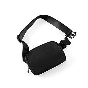 lot 78389 image: ODODOS Unisex Mini Belt Bag with Adjustable Strap Small Waist Pouch for Workout Running Traveling Hiking, Black