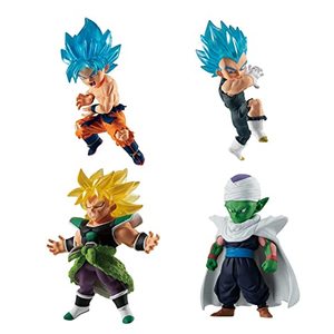 lot 78390 image: Dragon Ball Super Adverge 2 Figures Box Set 3 - Super Saiyan Blue Goku, Super Saiyan Blue Vegeta, Super Saiyan Broly, Piccolo, (86610)
