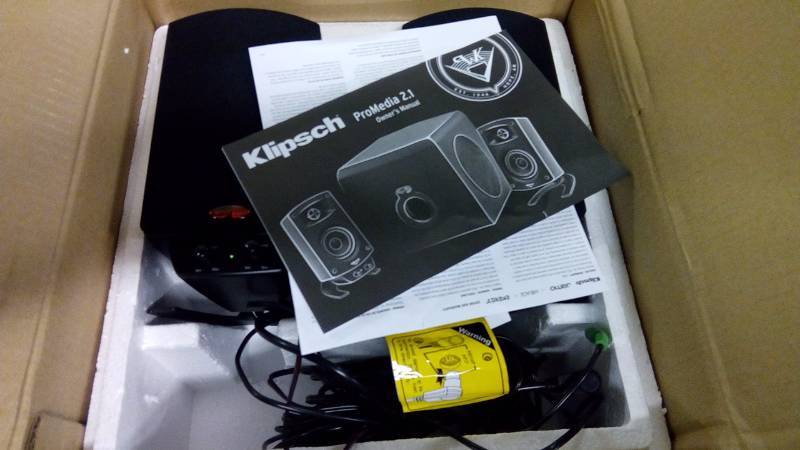 lot 5229 image: Klipsch Pro Media 2.1