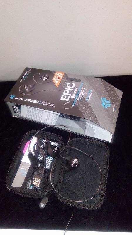 lot 5351 image: JLAB EPIC Bluetooth premium wireless earbuds
